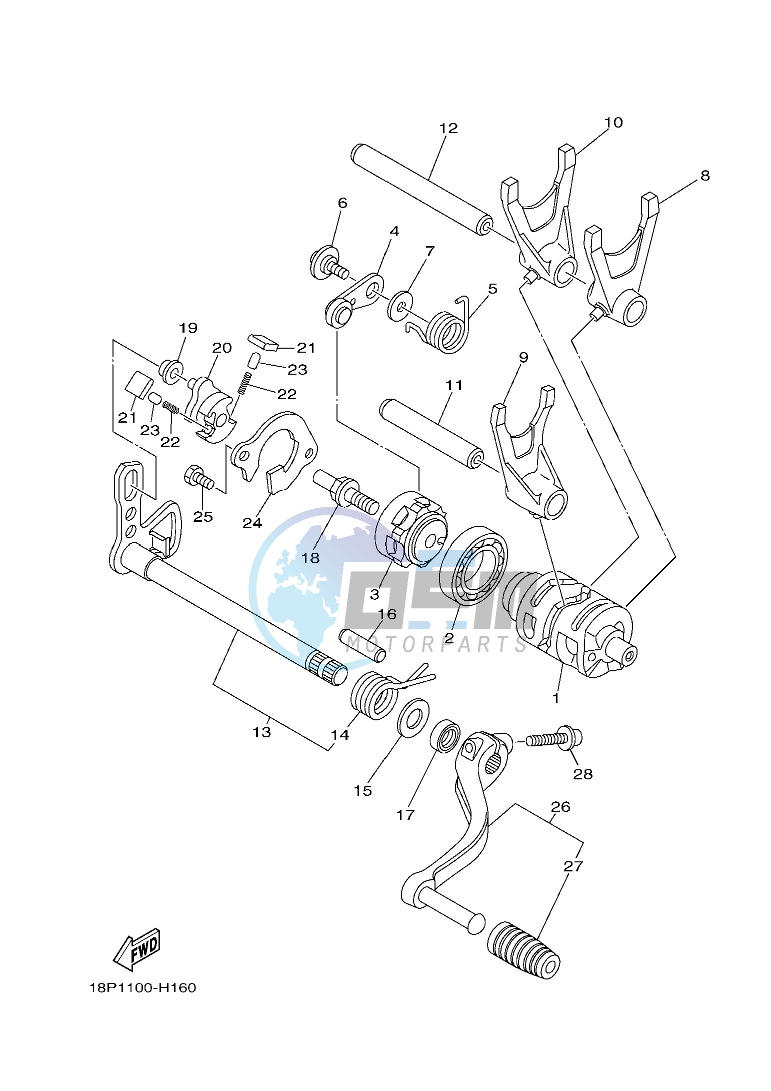 SHIFT CAM & FORK