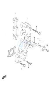 DF 25A drawing Exhaust Manifold