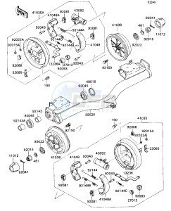 KAF 540 E [MULE 2030] (E1) [MULE 2030] drawing REAR HUB