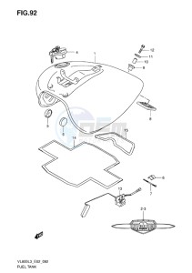 VL800C INTRUDER EU drawing FUEL TANK