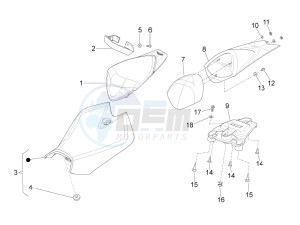 RS4 125 4T drawing Saddle