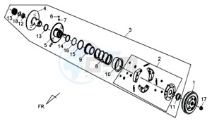 CELLO 50 drawing CLUTCH