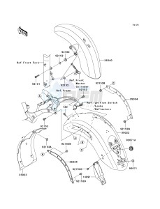 VN 2000 D [VULCAN 2000 LIMITED] (D1) D1 drawing FENDERS