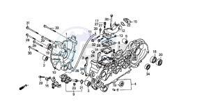 SA50 drawing CRANKCASE/OIL PUMP