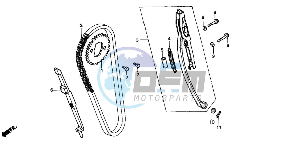 CAM CHAIN/TENSIONER