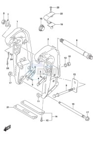 DF 250AP drawing Clamp Bracket