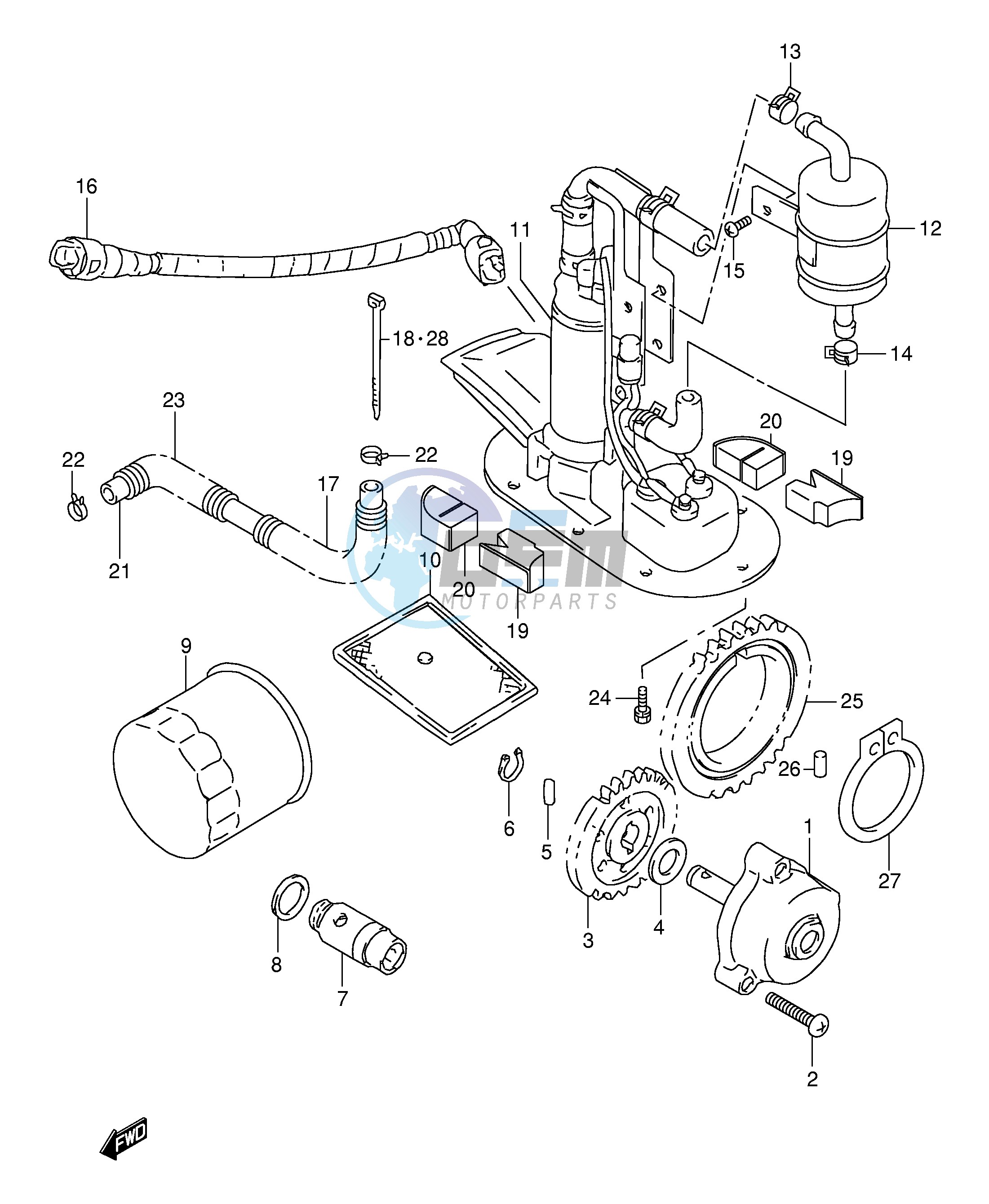 OIL PUMP   FUEL PUMP