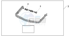 GL18009 France - (F / AB CMF NAV) drawing TRUNK GUARD PIPE