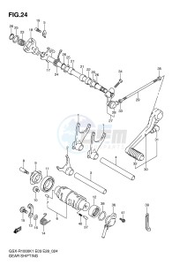 GSX-R1000 (E3-E28) drawing GEAR SHIFTING