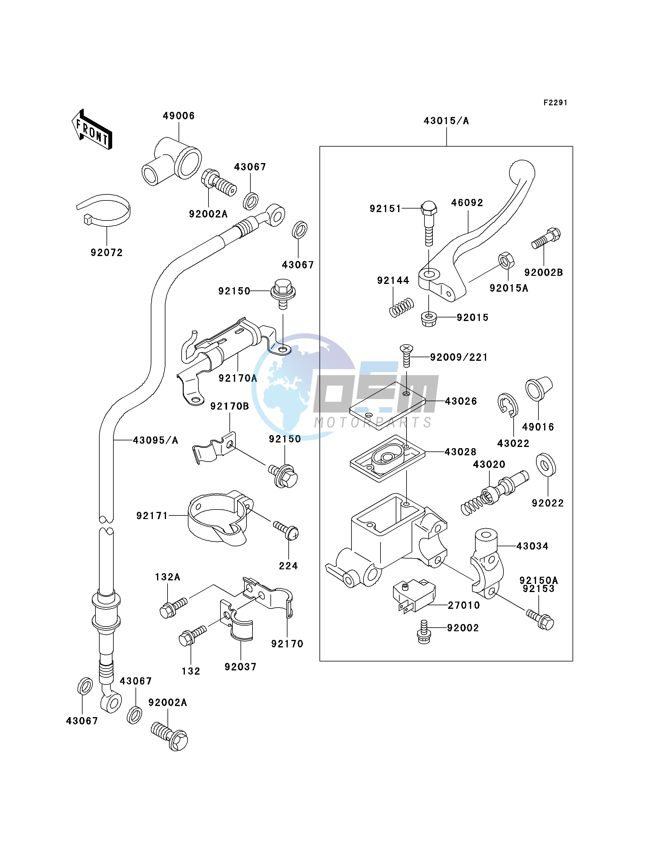 FRONT MASTER CYLINDER