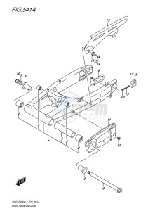 GSF-1250S ABS BANDIT EU drawing REAR SWINGINGARM