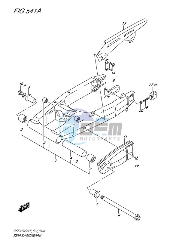 REAR SWINGINGARM