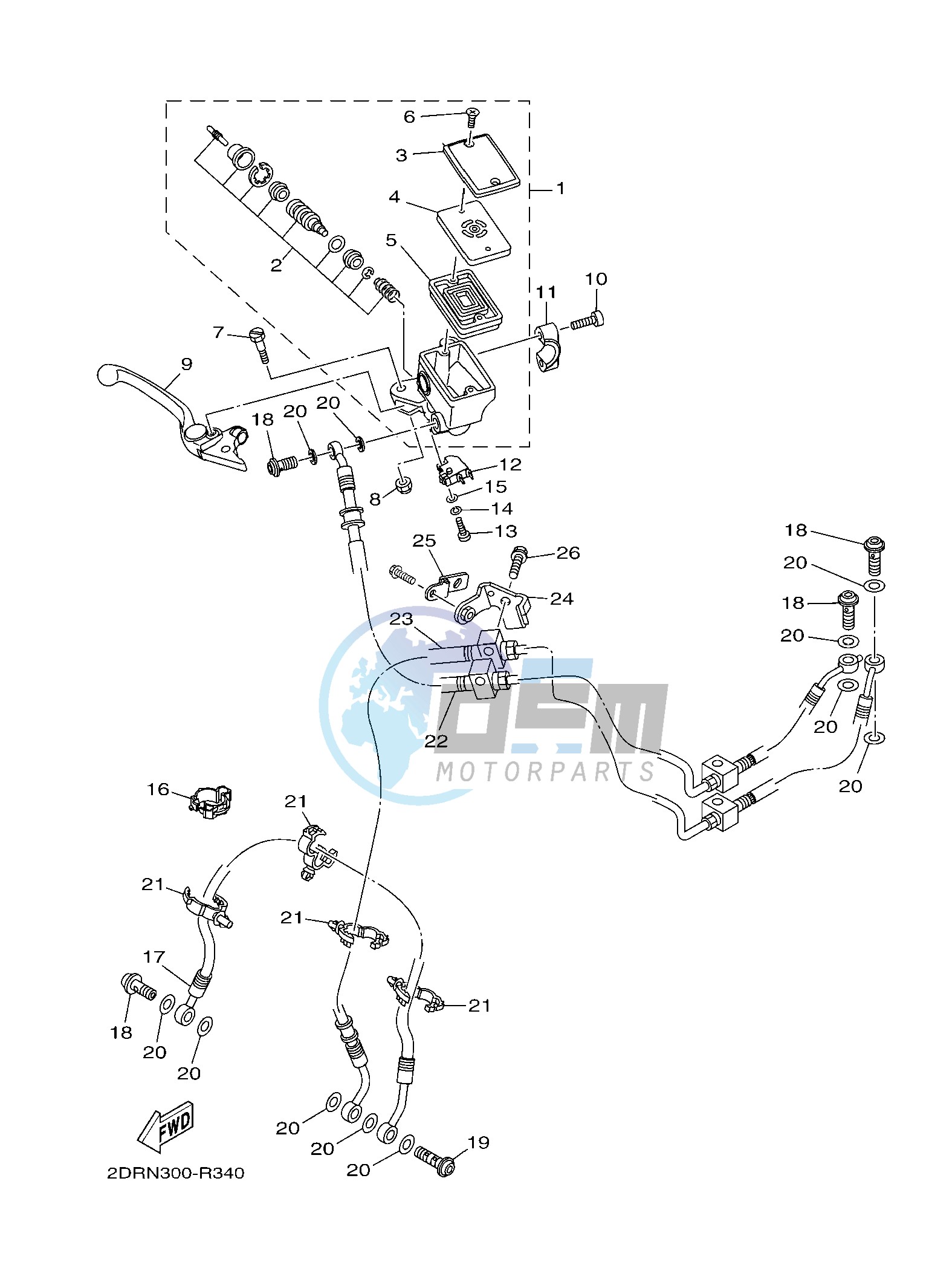 FRONT MASTER CYLINDER