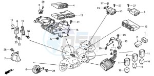 GL1800 drawing CONTROL UNIT (GL1800A1/A2/A3/A4/A5)