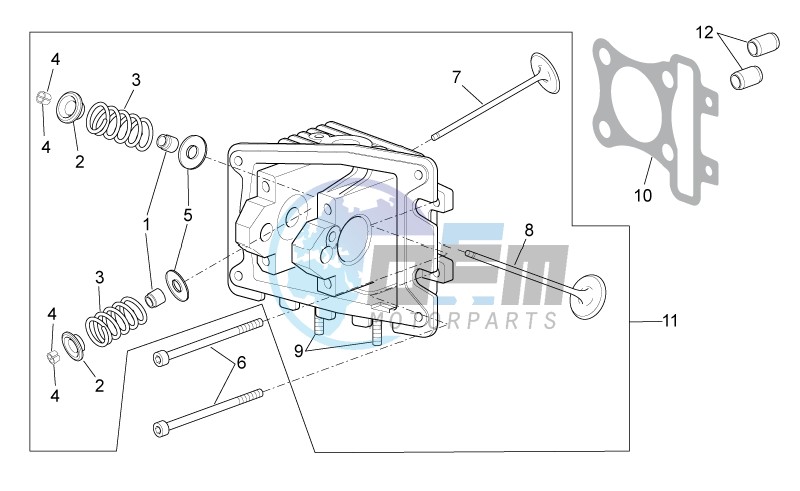 Cylinder head - valves