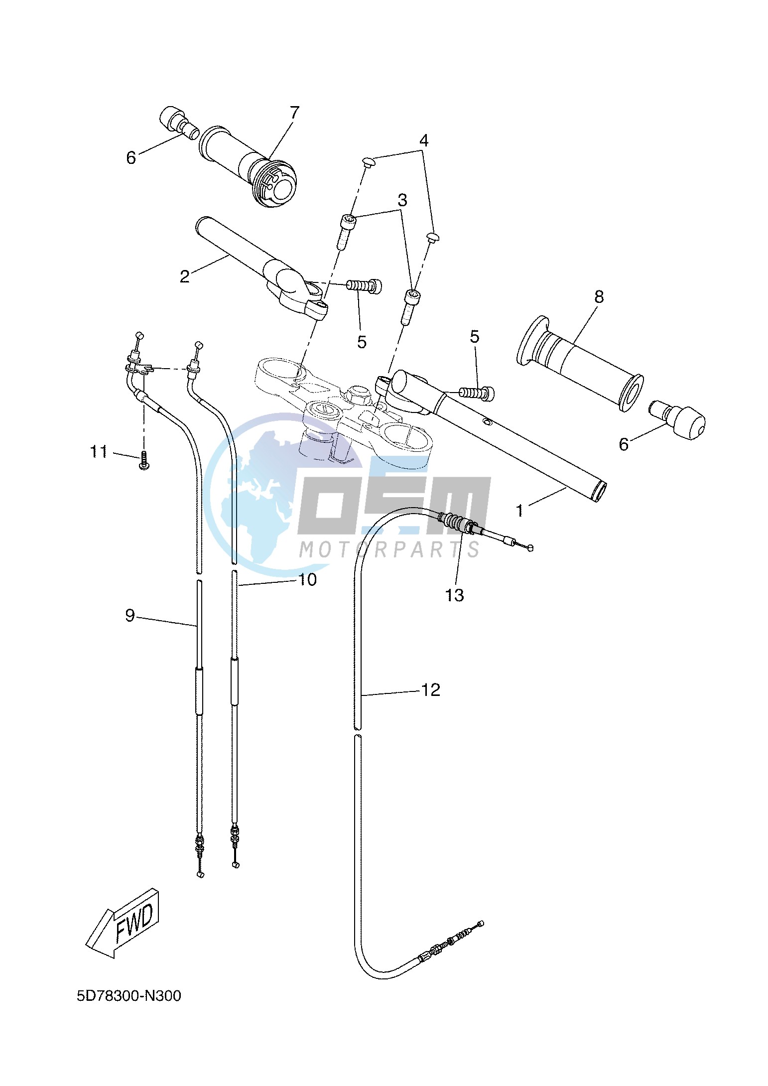 STEERING HANDLE & CABLE