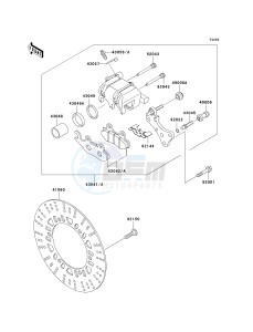 BN 125 A [ELIMINATOR 125] (A6F-A9F) A7F drawing FRONT BRAKE