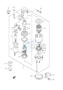 DF 140 drawing Starting Motor