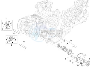 LX 150 4T 3V ie E3 Vietnam drawing Rocking levers support unit