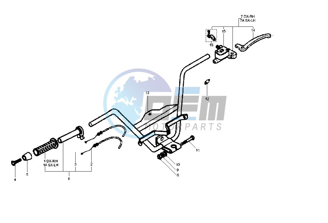 Handlebar - Master cylinder