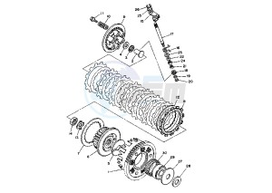 TDM 850 drawing CLUTCH