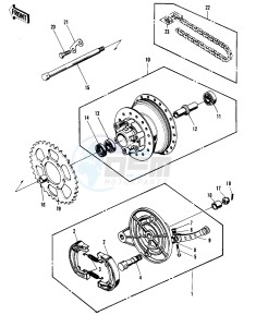 F6 (-A) 125 drawing REAR HUB_BRAKE_CHAIN