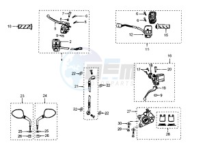 VIVACITY - 100 cc drawing FRONT BRAKE SYSTEM