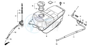 PK50M drawing FUEL TANK