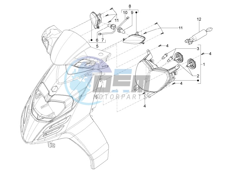 Head lamp - Turn signal lamps