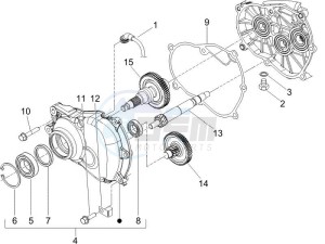 Runner 125 VX 4t drawing Reduction unit