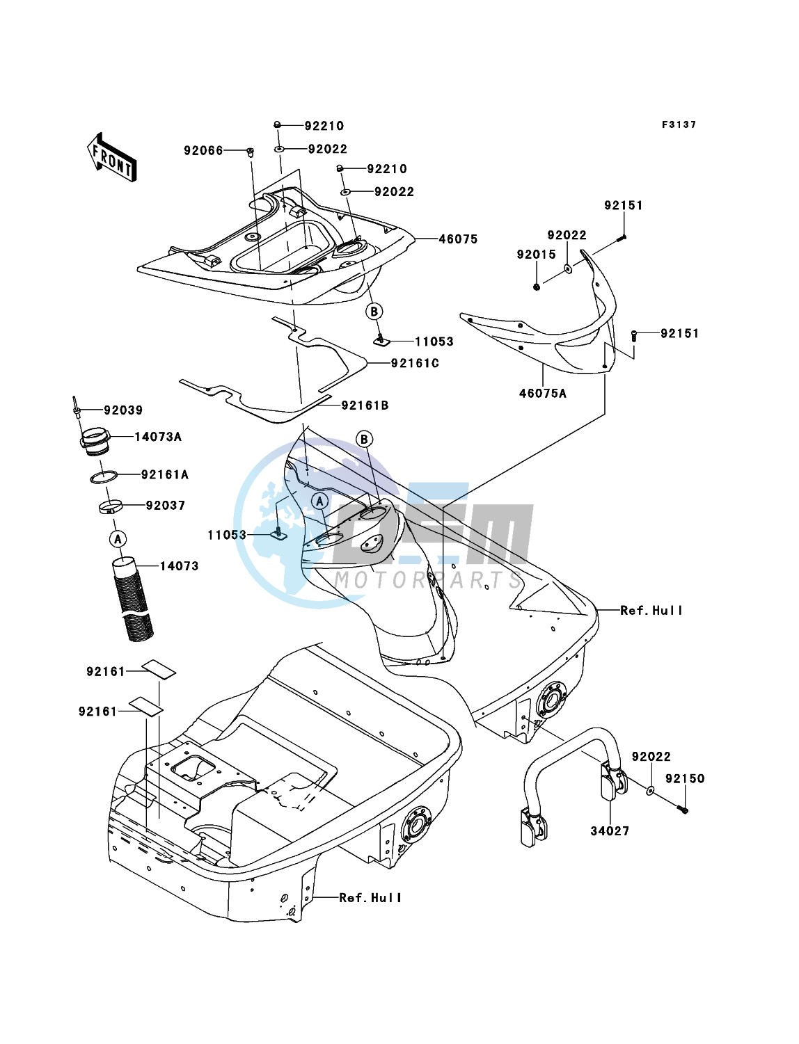 Hull Rear Fittings