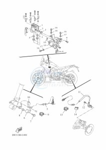 XTZ690D-B TENERE 700 (BEH2) drawing ELECTRICAL 3