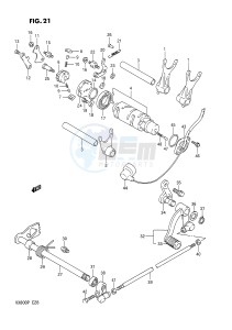 VX800 (E28) drawing GEAR SHIFTING