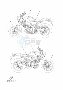 XSR125 LEGACY MTM125-C (BLA1) drawing GRAPHIC & EMBLEM