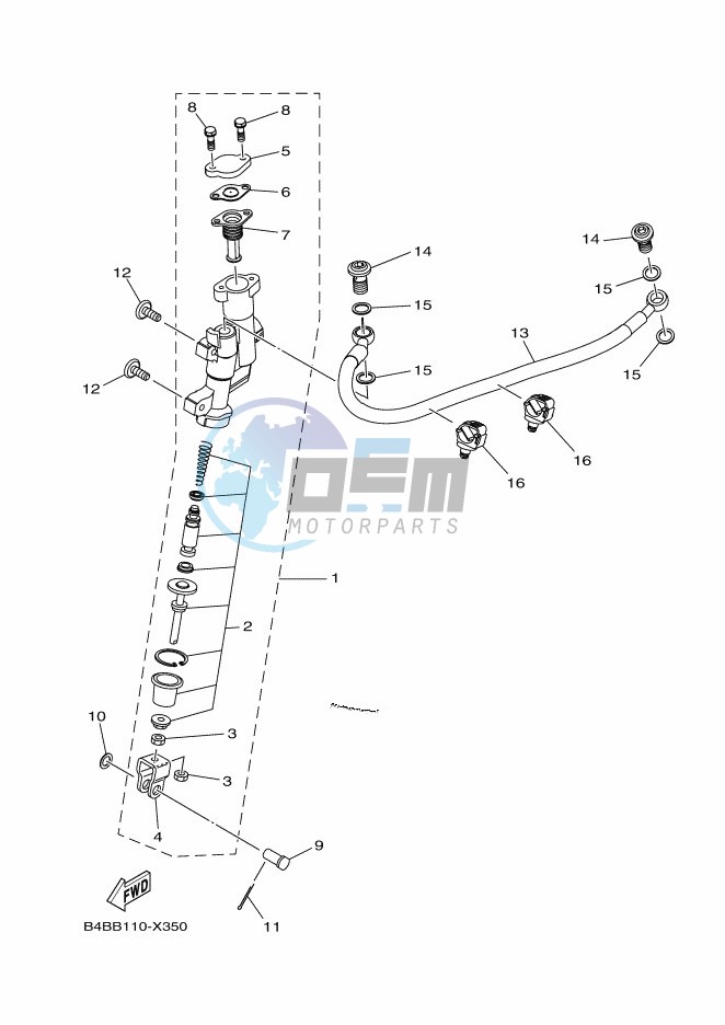 REAR MASTER CYLINDER