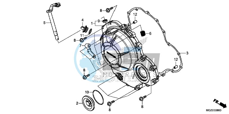 RIGHT CRANKCASE COVER