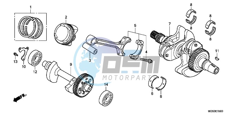 CRANKSHAFT/ PI STON