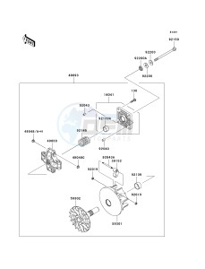 KAF 400 B [MULE 600] (B1) B1 drawing DRIVE CONVERTER