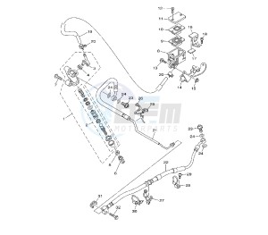 MT-01S 1700 drawing REAR MASTER CYLINDER