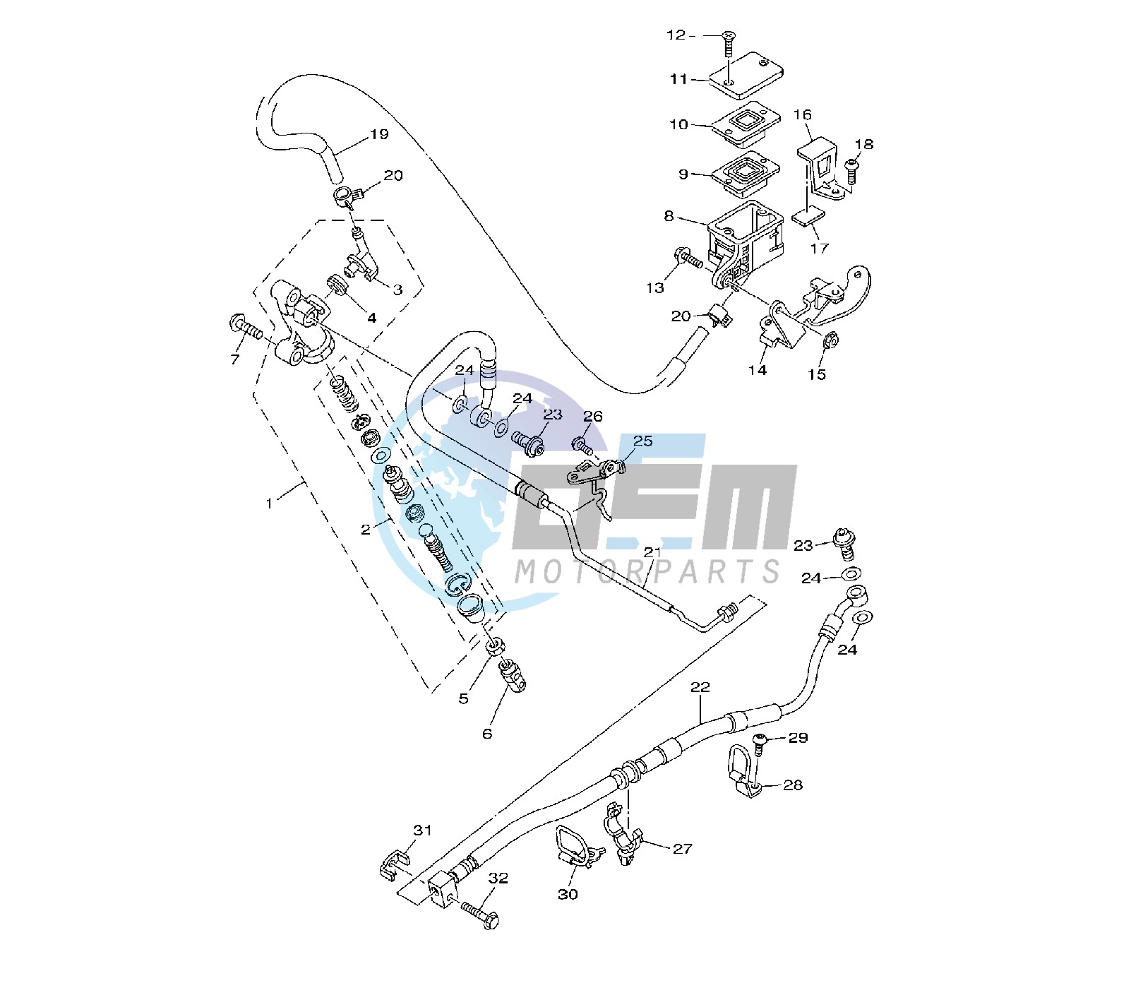 REAR MASTER CYLINDER