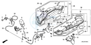 CBR1000RA9 Korea - (KO / ABS MME) drawing AIR INTAKE DUCT/SOLENOID VALVE