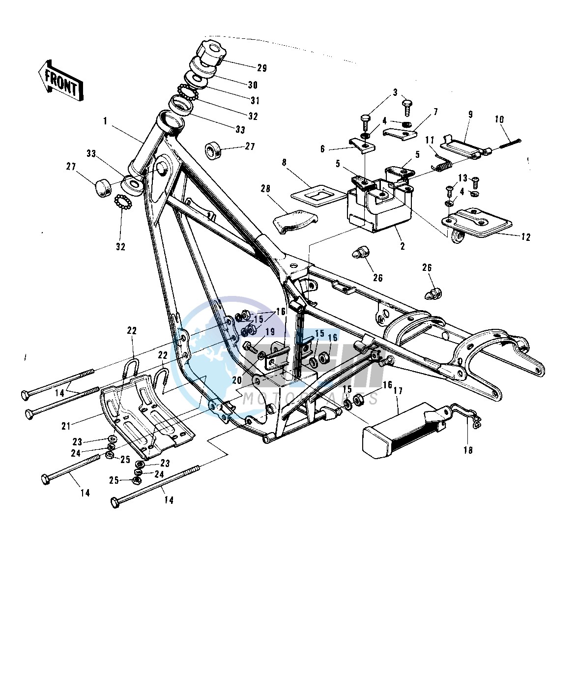 FRAME_FRAME FITTINGS -- 72-73 G5-A- -