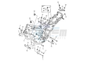 XJ S DIVERSION 900 drawing FRAME