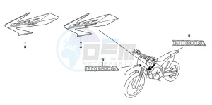 CRF80F 100 drawing MARK (CRF80F6/CRF100F6)