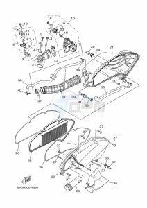 CZD300-A XMAX 300 (BMK1) drawing FRONT WHEEL