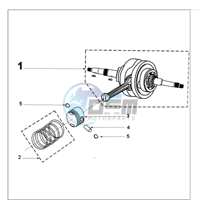 CRANKSHAFT AND CYLINDER