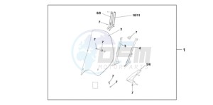 SH1259 France - (F / CMF) drawing WINDSHIELD