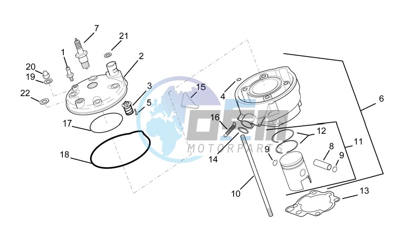 Head - piston