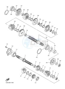 YZF-R1B 1000 (1KBP) drawing TRANSMISSION