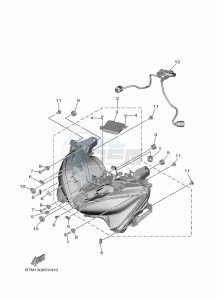 CZD300-A XMAX 300 TECH MAX (BY36) drawing ELECTRICAL 3